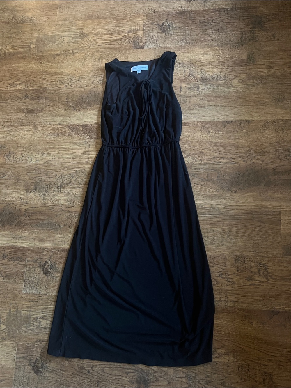 Emma & Michele Black Sleeveless Maxi Dress